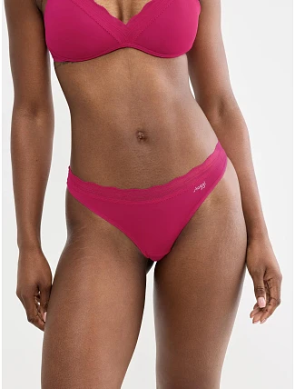 Tanga 2 kusy GO Blush String 2P - Berry - SLOGGI Tanga 2 kusy GO Blush String 2P - Berry - SLOGGI