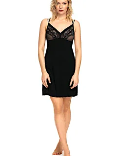 Noční košile Casilda black - NIPPLEX