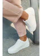 Nízké sneakersy z eko kůže Big Star RR274303 Bílé