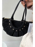 Kabelka z přírodního semiše černá Marivane