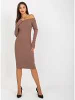 Dámské šaty EM SK 674 hnědé