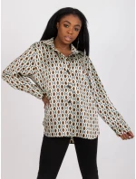 Košile LK KS 508891.38P světle béžová