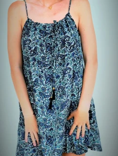 Dámská tunika LS778 modro-zelená - Pink Planet