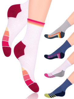 Dámské sportovní polofroté ponožky 047