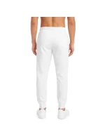 Pánské bavlněné tepláky Fila bílé pohodlný sportovní styl