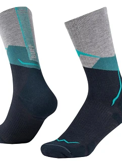 Ponožky BUFF Merino Lightweight Crew 137795706 černé 39–41
