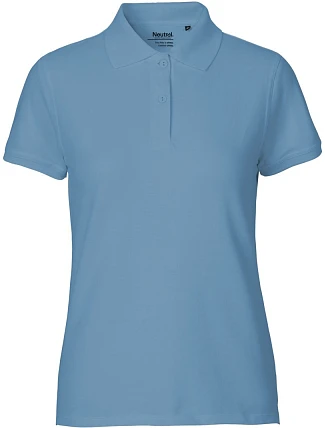 Neutral O 22980 Dámské piqué polo z bio bavlny 77.2280 dusty indigo Neutral O 22980 Dámské piqué polo z bio bavlny 77.2280 dusty indigo
