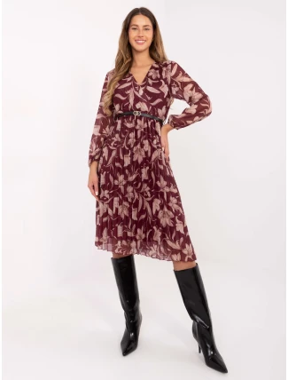 Šaty IT SK 10536 1.16P bordó Šaty IT SK 10536 1.16P bordó