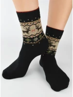 Noviti SW011 Vlněné ponožky se sobem 36-41