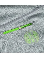 Šedo-limetková dámská sportovní bunda typu "softshell" (DW-21605) Šedo-limetková dámská sportovní bunda typu "softshell" (DW-21605)