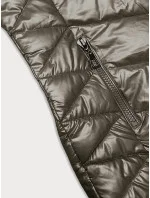Prošívaná dámská zimní bunda v barvě starého zašlého zlata J Style (16M9100-403) Prošívaná dámská zimní bunda v barvě starého zašlého zlata J Style (16M9100-403)