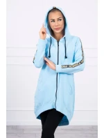 Mikina se zipem na zádech modrá Mikina se zipem na zádech modrá