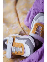 Dětská sportovní obuv se suchým zipem Big Star JJ374257 Bílá a žlutá Dětská sportovní obuv se suchým zipem Big Star JJ374257 Bílá a žlutá