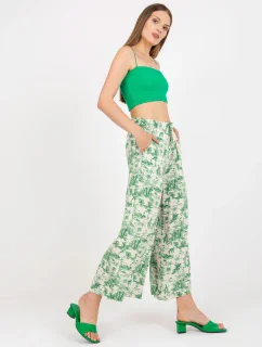 Kalhoty D73771M62237A světle béžové