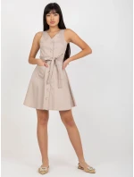 Dámské šaty LK SK 508253 šaty.44P béžová - FPrice