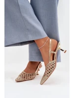 Sandály na podpatku  model 225224 Step in style