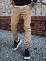 Pánské tepláky jogger béžové FashionStreet UX3301 Pánské tepláky jogger béžové FashionStreet UX3301
