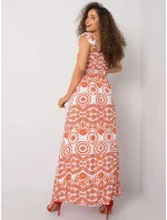 Šaty DHJ SK 13572.09P bílé a černé