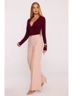 M875 Široké kalhoty - béžové M875 Široké kalhoty - béžové