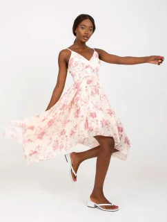 Dámské šaty SK 15952  světle béžové - FPrice