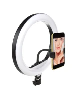 MACLEAN 10" LED12W SELFIE KRUHOVÉ SVĚTLO SE STATIVEM MCE610