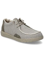 Šedé pánské šněrovací polobotky Rieker 08600-63