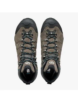 Trekové boty Scarpa ZG Trek GTX – titanová/jezerově modrá, velikost: 46 Trekové boty Scarpa ZG Trek GTX – titanová/jezerově modrá, velikost: 46