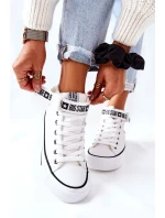 Tenisky na Vysokém Podpatku Big Star GG274027 Bile