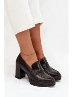 Polobotky na podpatku  model 217689 Step in style