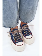 Dámské Tenisky Na Platformě GOE RR2N4103 Tmavě Modré