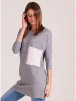 Tunika CZ TU 4305.08 šedá Tunika CZ TU 4305.08 šedá