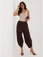 RV DR 9719 1.22 tmavě hnědé tepláky