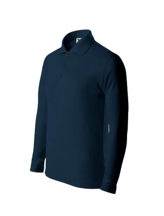 Pique Polo LS polokošile dětská námořní modrá Pique Polo LS polokošile dětská námořní modrá