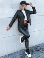 Dámská kožená bunda HAUTE VISTA black FashionStreet TY3892 Dámská kožená bunda HAUTE VISTA black FashionStreet TY3892