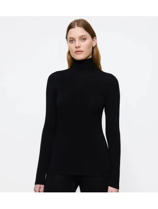Dámský rolák Beauty Layers Top LSL Turtleneck 04 - BLACK - černý 0004  - TRIUMPH