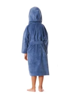 Dětský župan Tampa s kapucí 9149 denim světlý - Vestis Dětský župan Tampa s kapucí 9149 denim světlý - Vestis
