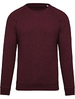Kariban K 480 Pánská raglánová mikina z bio bavlny 20.K480 wine heather Kariban K 480 Pánská raglánová mikina z bio bavlny 20.K480 wine heather