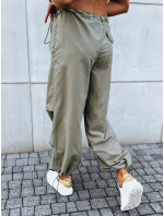 DENWER dámské padákové kalhoty khaki Dstreet UY1665