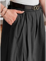 FLOWES sukně s páskem černá FashionStreet UY2591