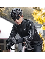 Cyklistická bunda Rockbros na podzim/zimu s dlouhým rukávem, velikost XL – černá Cyklistická bunda Rockbros na podzim/zimu s dlouhým rukávem, velikost XL – černá