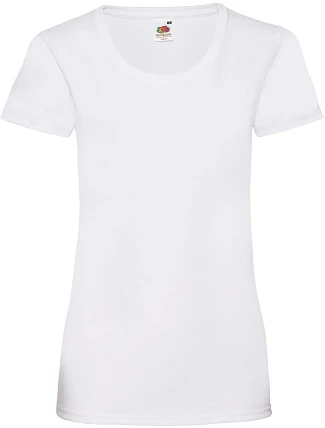 Fruit of the Loom Lady-Fit Valueweight T Dámské tričko 16.1372 white