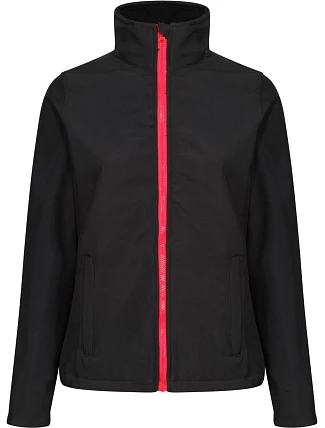 Regatta TRA 629 Dámská 2-vrstvá softshellová bunda "Ablaze" 36.A629 black/classic red Regatta TRA 629 Dámská 2-vrstvá softshellová bunda "Ablaze" 36.A629 black/classic red