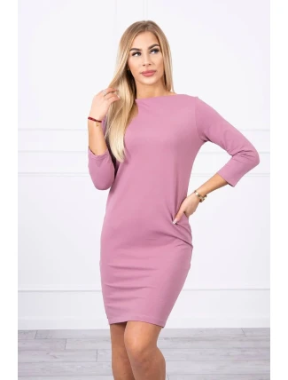 Klasické tmavě růžové šaty Klasické tmavě růžové šaty