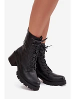 Dámské workery na klocku Vinceza 89136 černé Dámské workery na klocku Vinceza 89136 černé