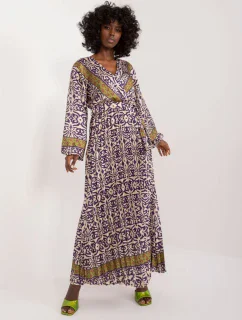 DHJ SK 16656 šaty.13X tmavě fialová