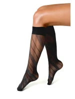 Veneziana Spiga Lurex 15 den podkolenky