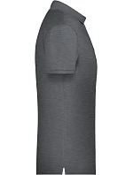 Daiber 8010 Pánské piqué polo z bio bavlny 02.8010 black heather Daiber 8010 Pánské piqué polo z bio bavlny 02.8010 black heather