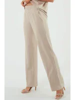 Italská móda Soler long sp. barva: béžová