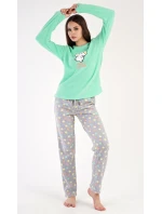 Dámské pyžamo dlouhé Kotě Dámské pyžamo dlouhé Kotě