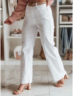 Dámské široké džíny DELUSSIA white FashionStreet UY2671